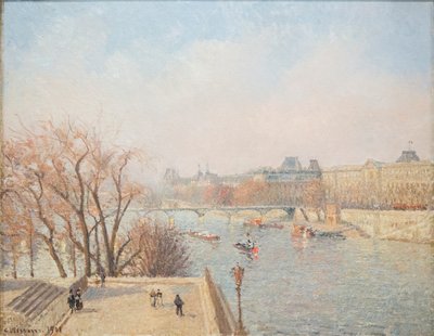 Le Louvre : Matin, lumière du soleil - Camille Jacob Pissarro